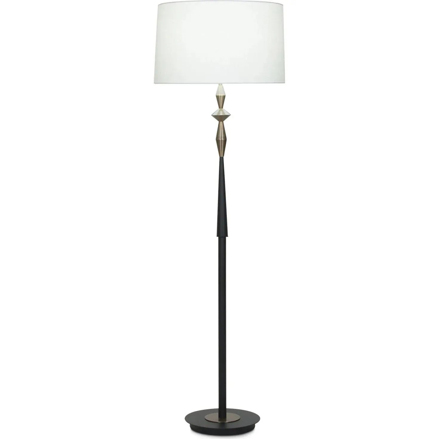 Flow Decor-4052-OWL-Table Lamps-Morrison-Brass