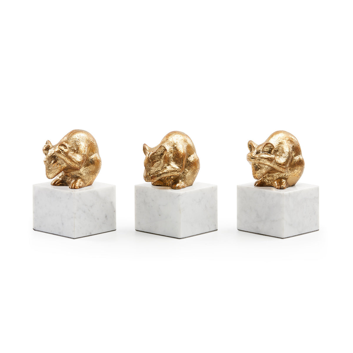 Mouse Statue Set of 3