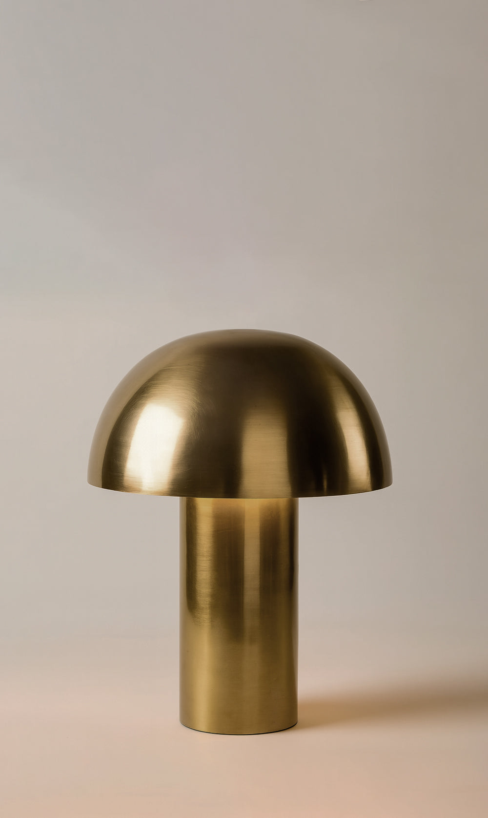 Dounia Home - DH-DOMTABLAM-AB - Dome Table Lamp - Antique Brass