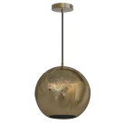 Dounia Home - DH-NAJTREGLO-MD-NIK - Najma Trellis Globe Pendant Light - Brushed Nickel Silver