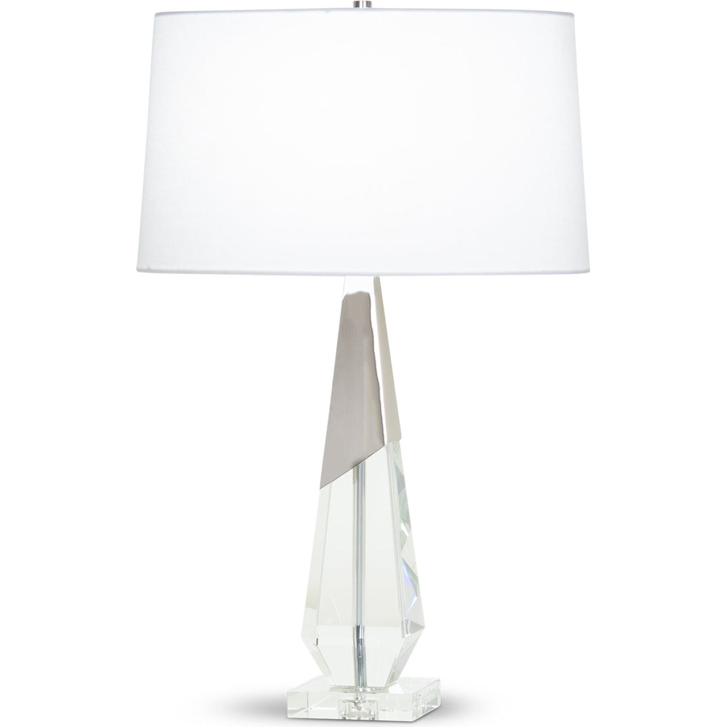 Flow Decor-4366-WHL-Table Lamps-Nathan-Clear