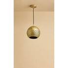 Dounia Home - DH-NURREVPEN-SM-BRS - Nur Reversed Pendant Light - Polished Brass