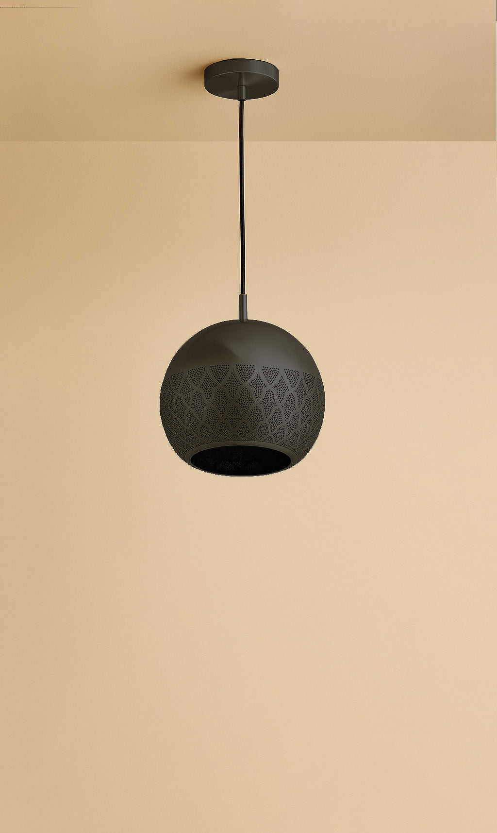 Dounia Home - DH-NURREVPEN-SM-NIK - Nur Reversed Pendant Light - Brushed Nickel Silver