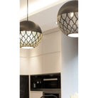 Dounia Home - DH-NURREVPEN-SM-PC - Nur Reversed Pendant Light - Polished Copper