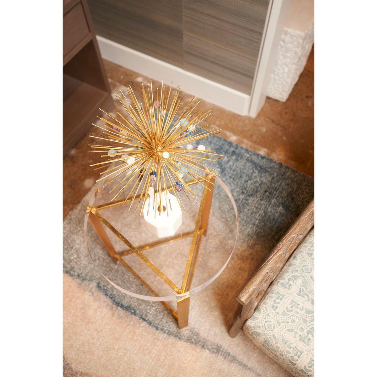 Nova Large Statue, Blue, Clear