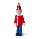 Kay Bojesen 39435 Christmas Ole Wooden Figurine in Red/Blue/White