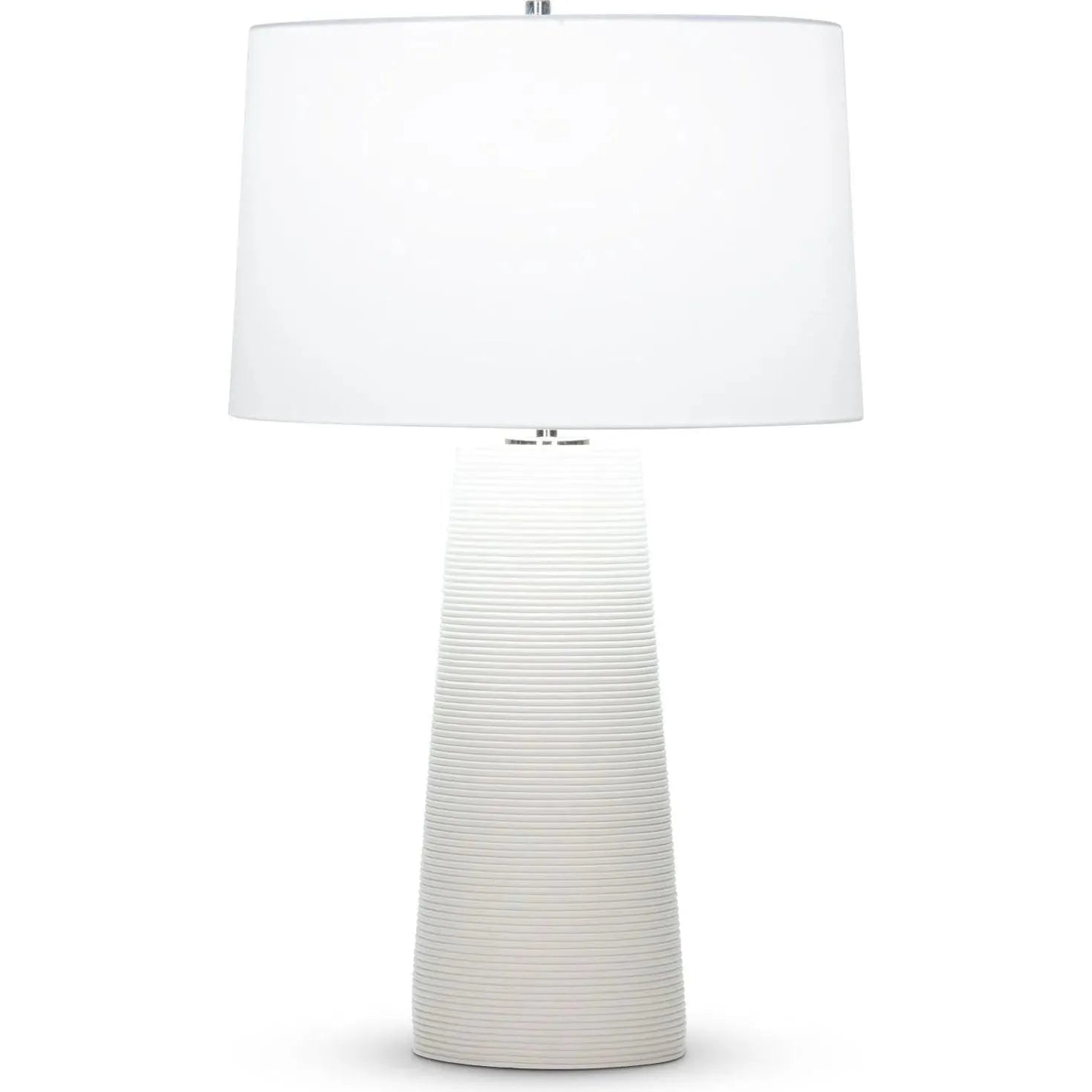 Flow Decor-4517-OWC-Table Lamps-Omar-Off-White