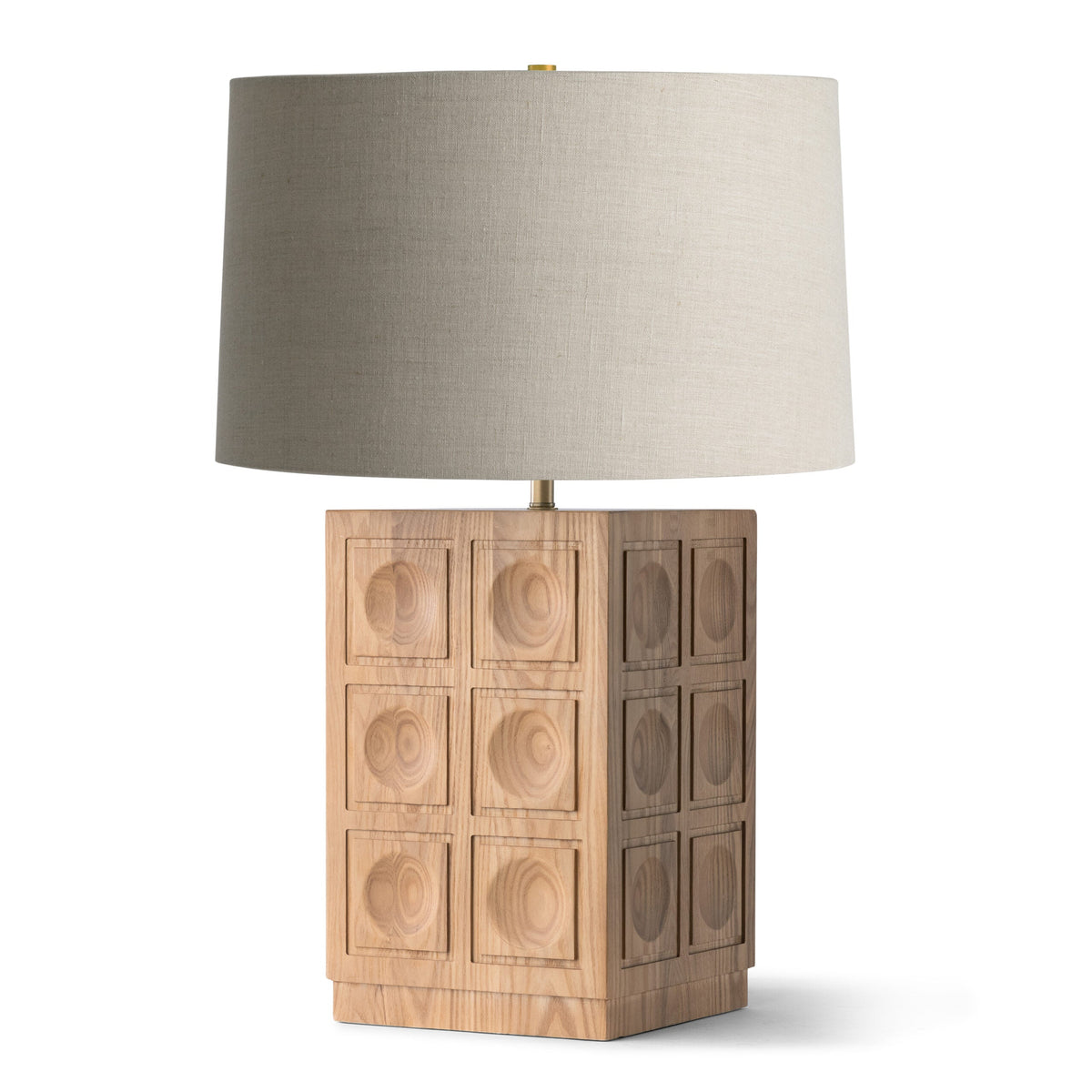 Jett Table Lamp - Natural - Beige Linen (FLO-4782-BGL)