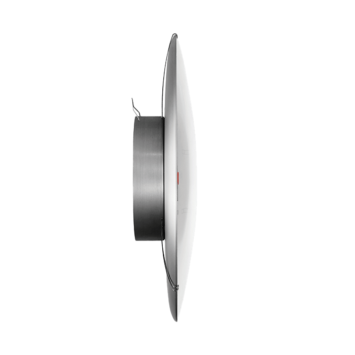 Horloge murale romaine Arne Jacobsen Clocks 43652, blanc/noir