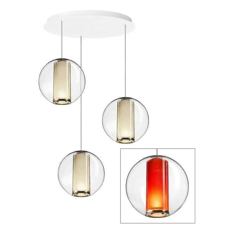 Pablo Designs - Bel Occhio Chandelier 3 - BELO CHAN 16/3 ORG | Montreal Lighting & Hardware