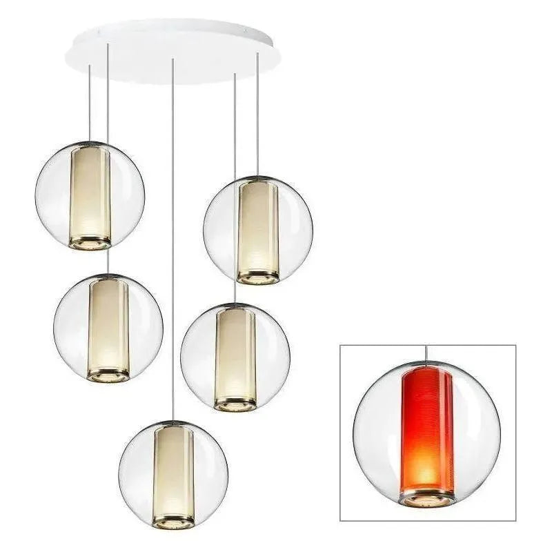 Pablo Designs - Bel Occhio Chandelier 5 - BELO CHAN 16/5 ORG | Montreal Lighting & Hardware