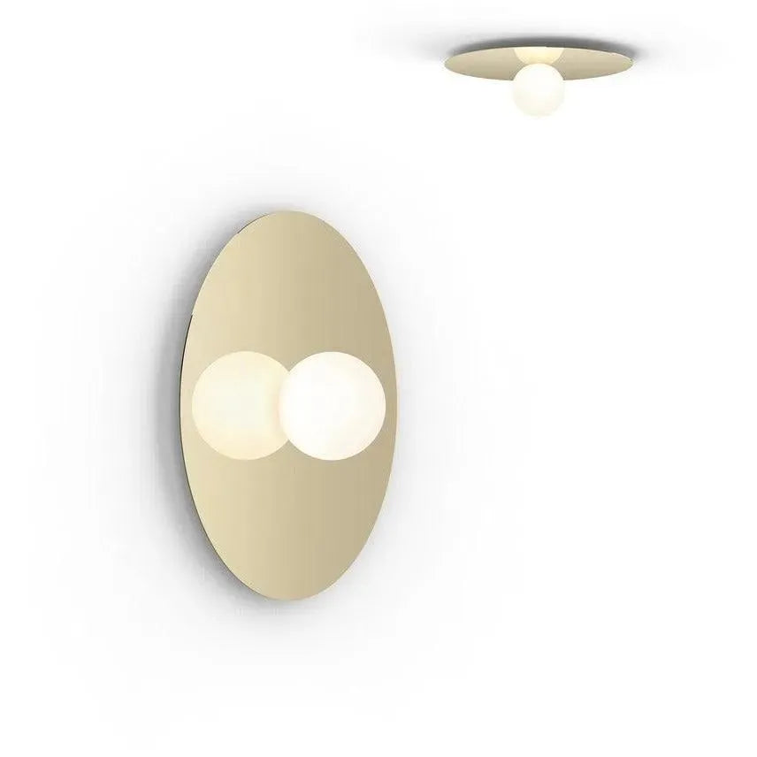 Pablo Designs - Bola Disc Flush Mount - BOLA FSH 18 BRA | Montreal Lighting & Hardware