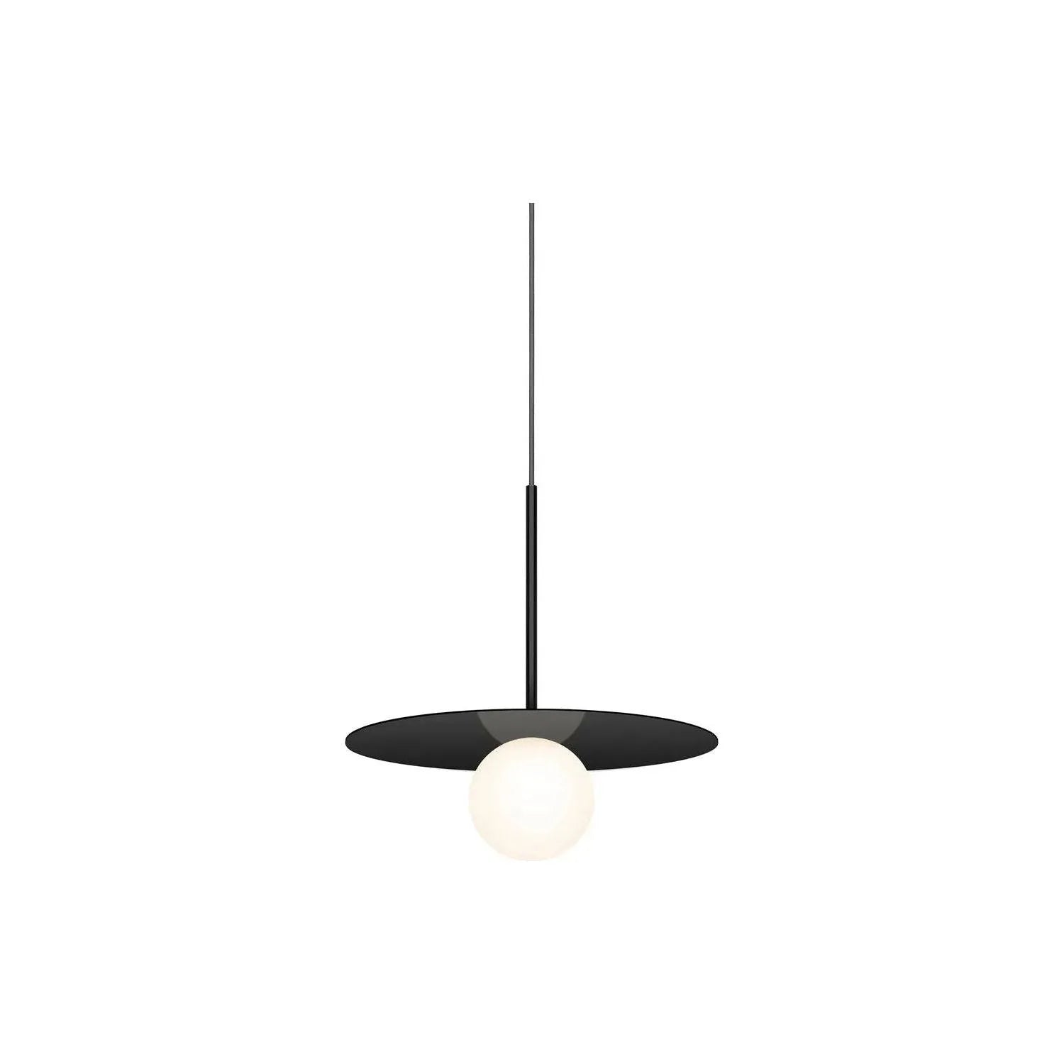 Pablo Designs - Bola Disc LED Pendant - BOLA 12 BLK | Montreal Lighting & Hardware