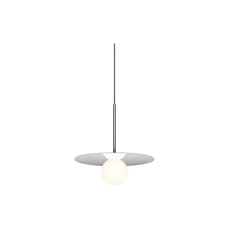 Pablo Designs - Bola Disc LED Pendant - BOLA 12 CRM | Montreal Lighting & Hardware