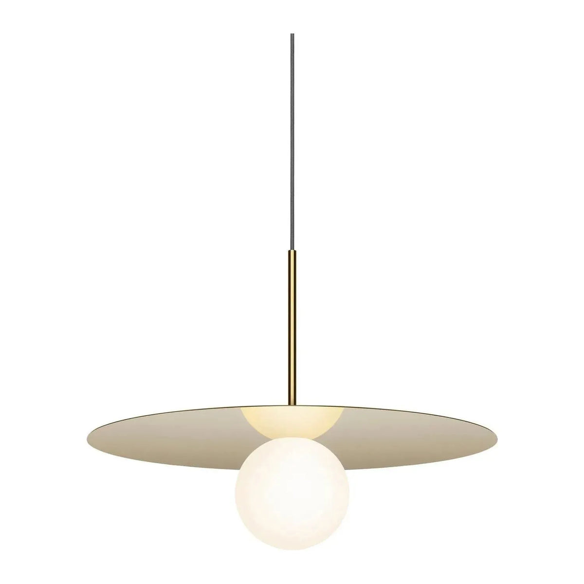 Pablo Designs - Bola Disc LED Pendant - BOLA 18 BRA | Montreal Lighting & Hardware
