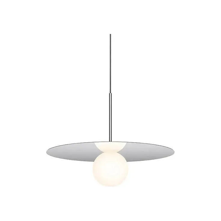 Pablo Designs - Bola Disc LED Pendant - BOLA 18 CRM | Montreal Lighting & Hardware