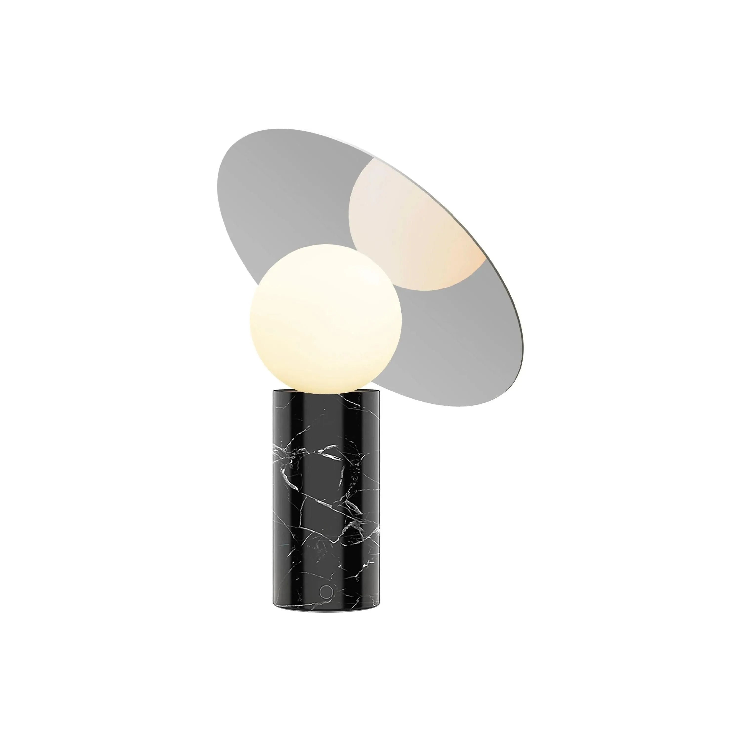 Pablo Designs - Bola Disc Table Lamp - BOLA TBL 12 BLK GUN | Montreal Lighting & Hardware