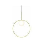 Pablo Designs - Bola Halo Pendant - BOLA HALO 18 BRA | Montreal Lighting & Hardware