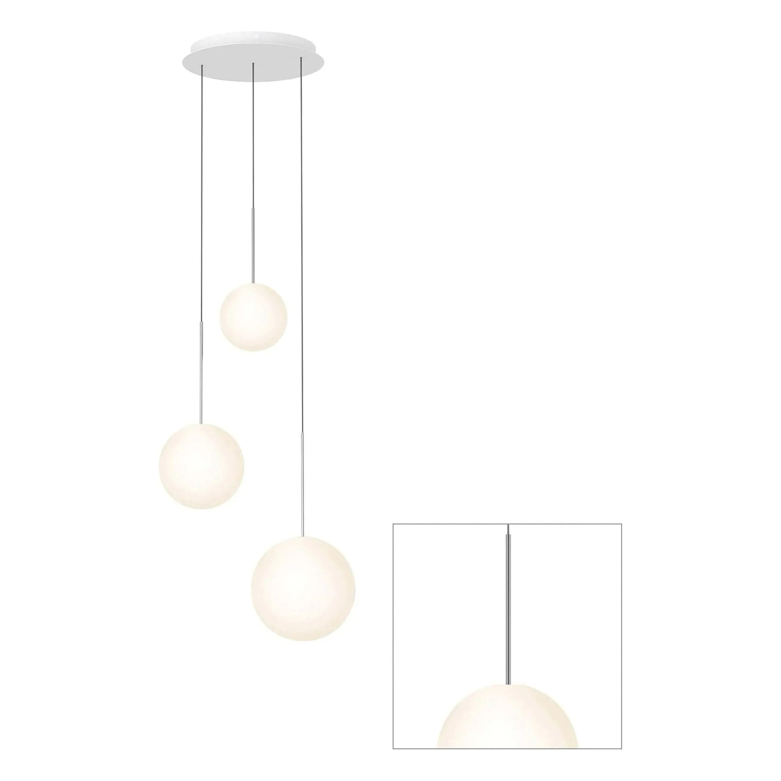 Pablo Designs - Bola Sphere Chandelier - BOLA SPH 456810 BLK | Montreal Lighting & Hardware
