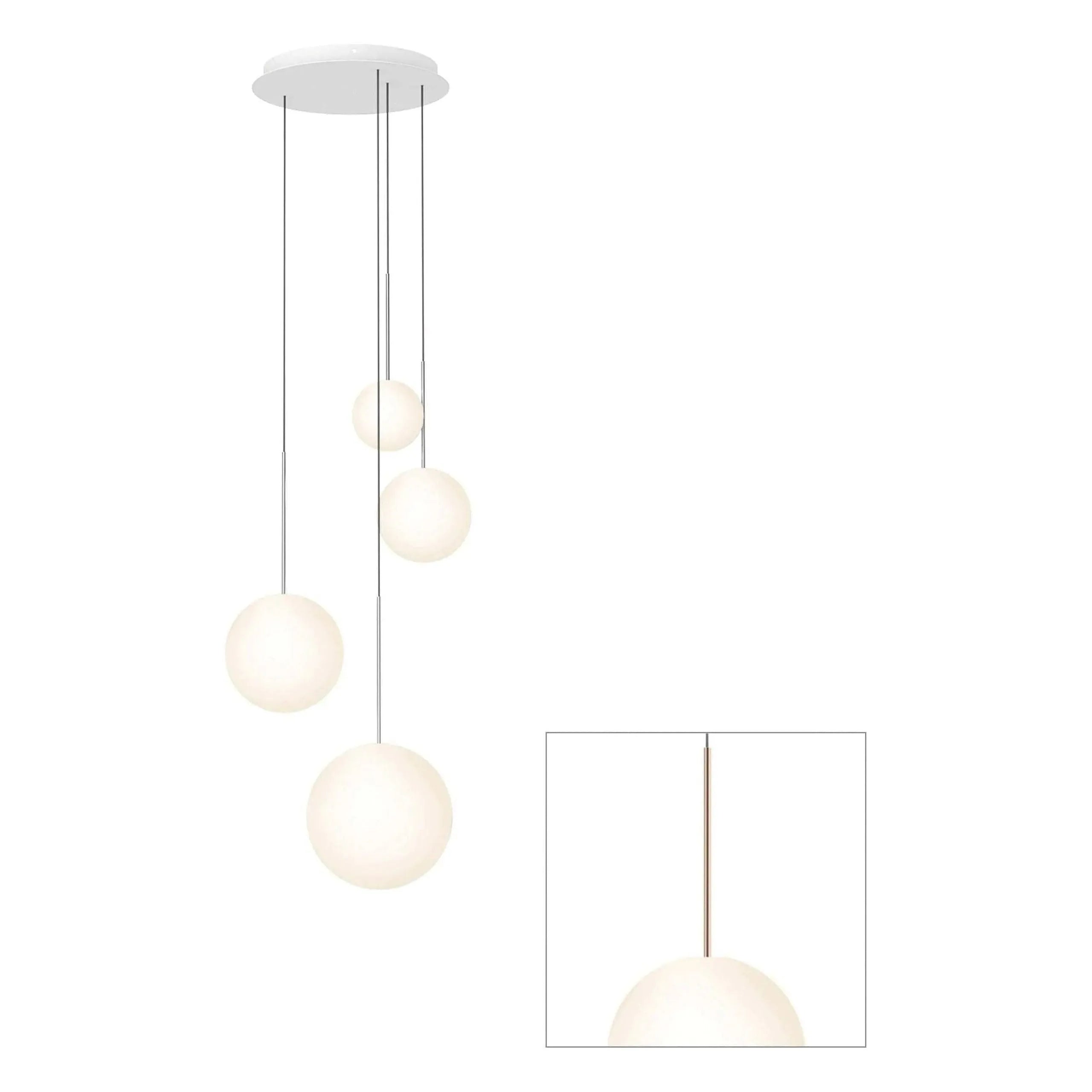 Pablo Designs - Bola Sphere Chandelier - BOLA SPH 456810 BLK | Montreal Lighting & Hardware