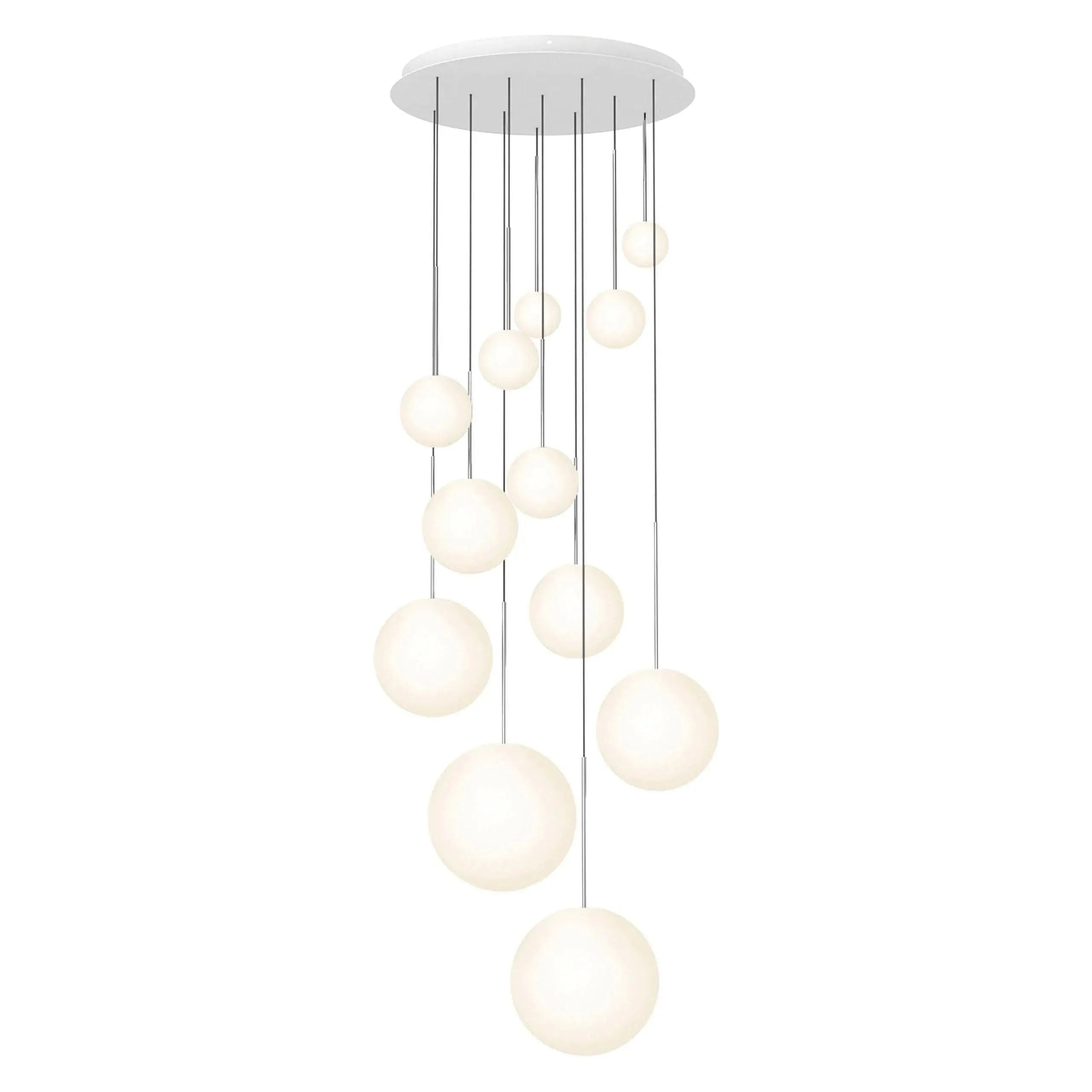 Pablo Designs - Bola Sphere Chandelier - BOLA SPH 45681012X2 CRM | Montreal Lighting & Hardware