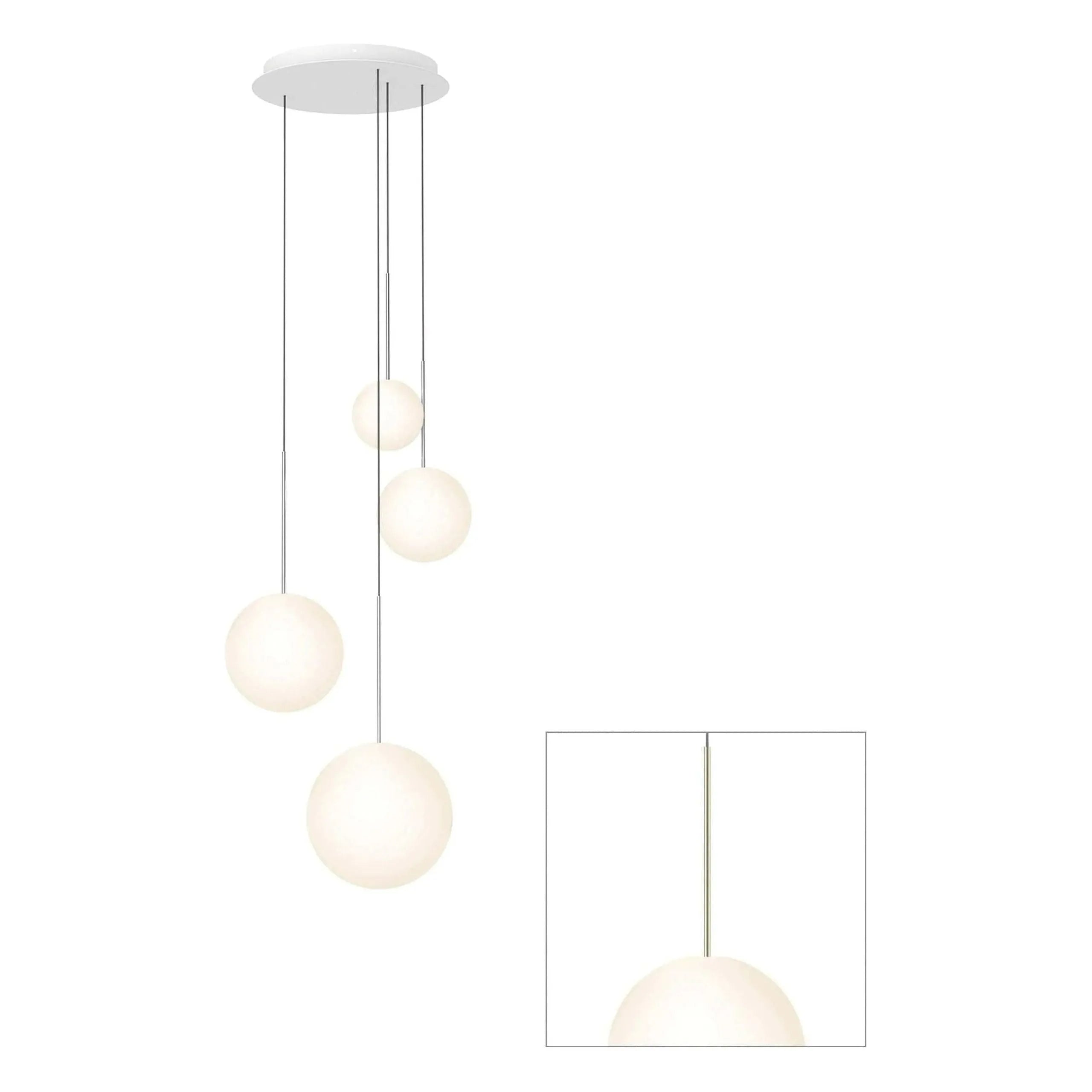 Pablo Designs - Bola Sphere Chandelier - BOLA SPH 681012 BRA | Montreal Lighting & Hardware