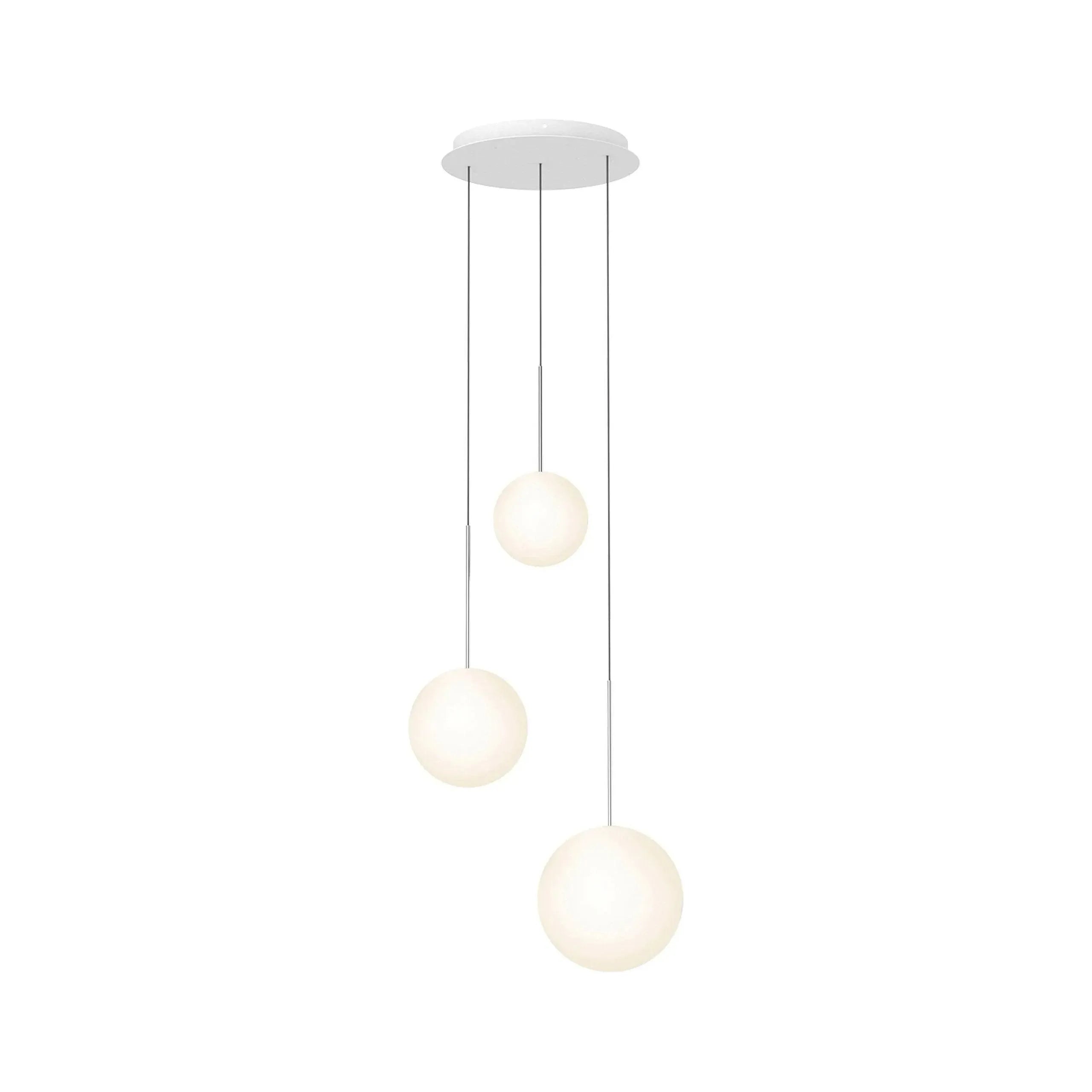 Pablo Designs - Bola Sphere Chandelier - BOLA SPH 81012 CRM | Montreal Lighting & Hardware