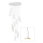 Pablo Designs - Cielo Chandelier 13 - CIEL CHND 13 WHT/MOS/COP | Montreal Lighting & Hardware