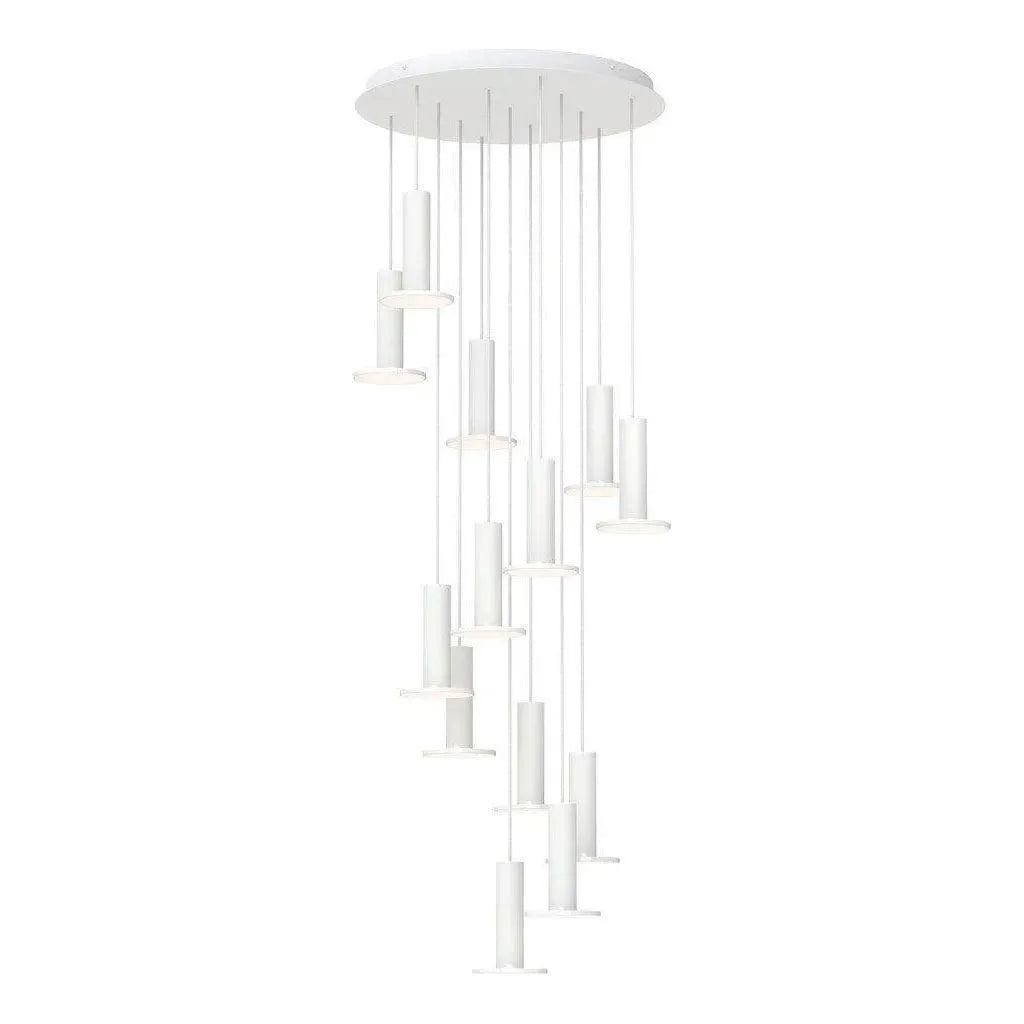 Pablo Designs - Cielo Chandelier 13 - CIEL CHND 13 WHT/WHT/WHT | Montreal Lighting & Hardware