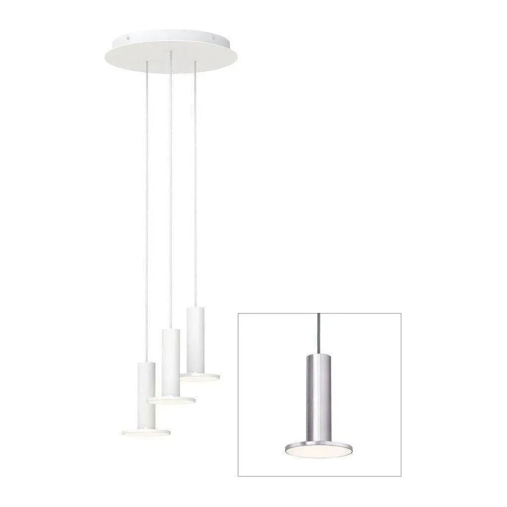 Pablo Designs - Cielo Chandelier 3 - CIEL CHND 3 STN AL/GRY | Montreal Lighting & Hardware
