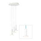 Pablo Designs - Cielo Chandelier 3 - CIEL CHND 3 WHT/WHT/TRQ | Montreal Lighting & Hardware