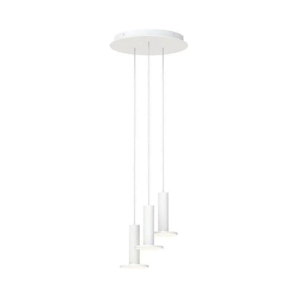 Pablo Designs - Cielo Chandelier 3 - CIEL CHND 3 WHT/WHT/WHT | Montreal Lighting & Hardware