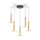 Pablo Designs - Cielo XL Multi-Light 5 - CIEL XL CAN 12 BLK + CIEL XL BRA X 5 | Montreal Lighting & Hardware