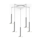 Pablo Designs - Cielo XL Multi-Light 5 - CIEL XL CAN 12 WHT + CIEL XL POL SLV X 5 | Montreal Lighting & Hardware