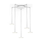 Pablo Designs - Cielo XL Multi-Light 5 - CIEL XL CAN 12 WHT + CIEL XL WHT X 5 | Montreal Lighting & Hardware