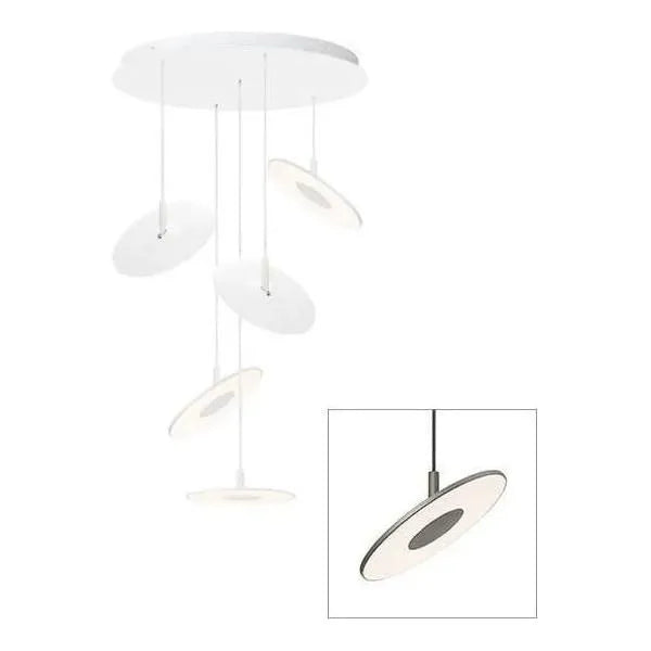 Pablo Designs - Circa Chandelier 5 - CIRC CHAN 12/5 GPT | Montreal Lighting & Hardware
