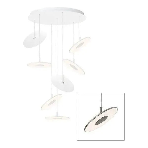 Pablo Designs - Circa Chandelier 7 - CIRC CHAN 12/7 GPT | Montreal Lighting & Hardware