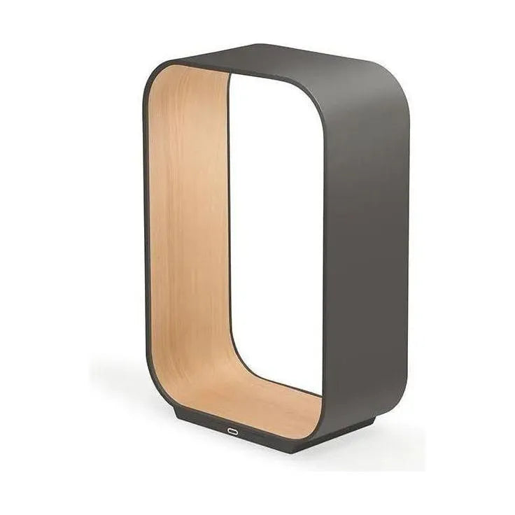 Pablo Designs - Contour Table Lamp - CONT SML GPT/OAK | Montreal Lighting & Hardware