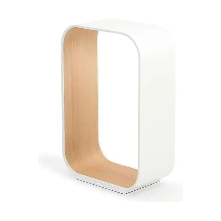 Pablo Designs - Contour Table Lamp - CONT SML WHT/OAK | Montreal Lighting & Hardware