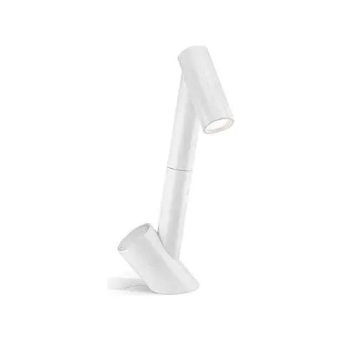 Pablo Designs - Giraffa Desk Lamp - GIRA TBL WHT/SLV | Montreal Lighting & Hardware