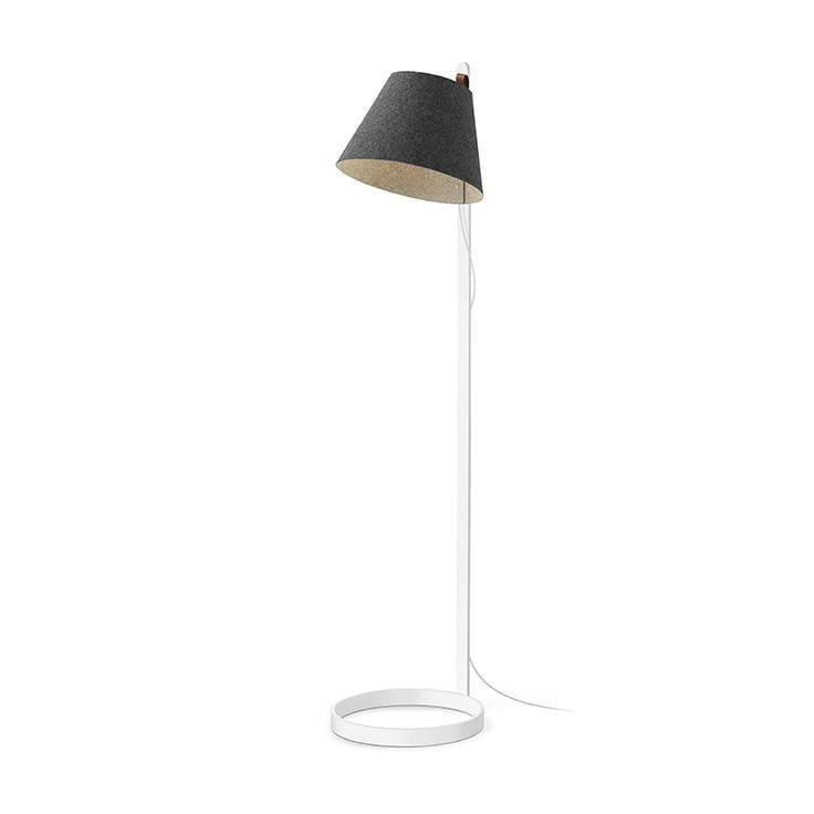 Pablo Designs - Lana Floor Lamp - LANA FLR CHR/GRY WHT | Montreal Lighting & Hardware