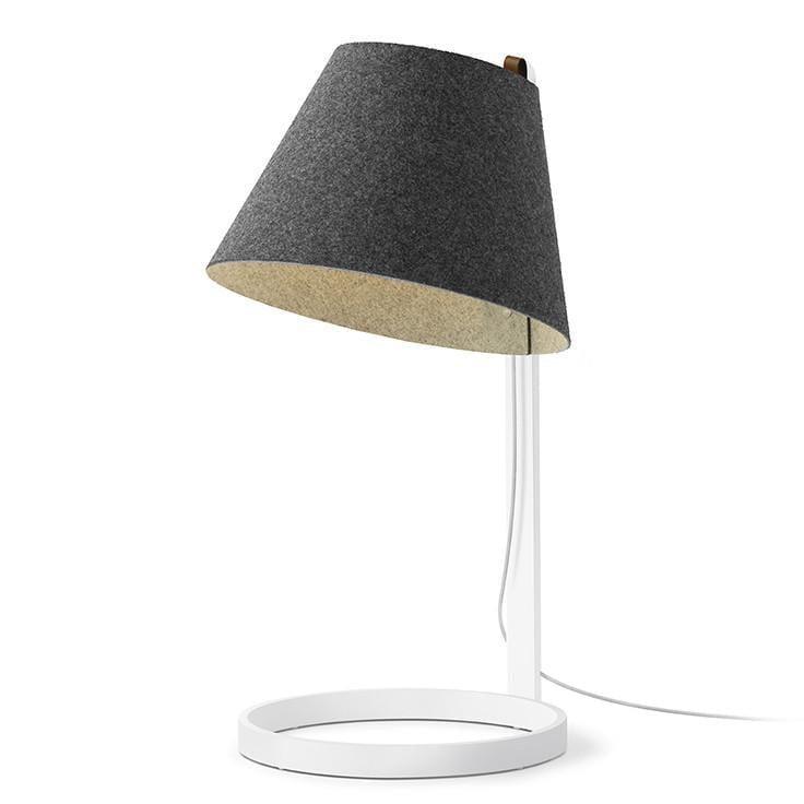 Pablo Designs - Lana Table Lamp - LANA LRG TBL CHR/GRY WHT | Montreal Lighting & Hardware