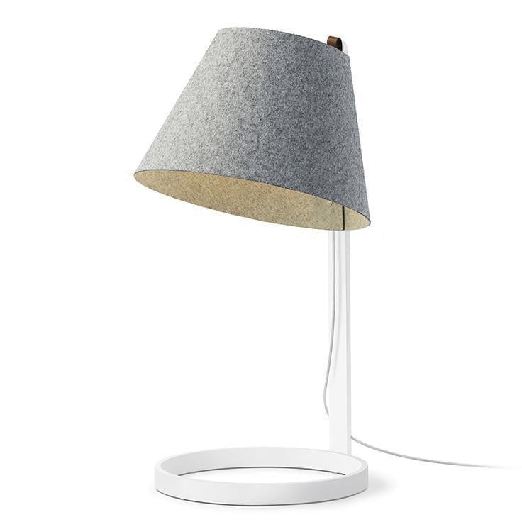 Pablo Designs - Lana Table Lamp - LANA LRG TBL STN/GRY WHT | Montreal Lighting & Hardware