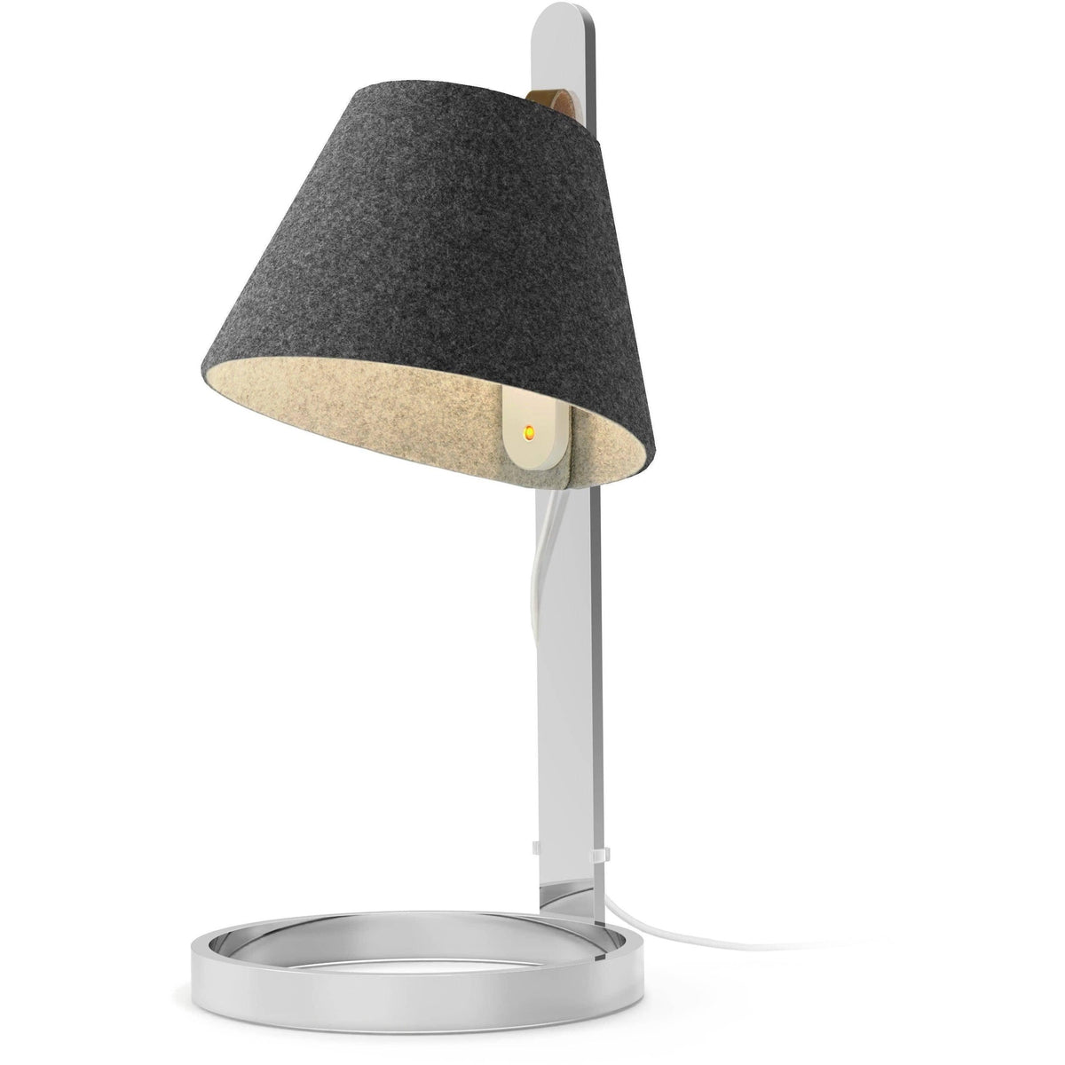 Pablo Designs - Lana Table Lamp - LANA MINI TBL CHR/GRY CRM | Montreal Lighting & Hardware