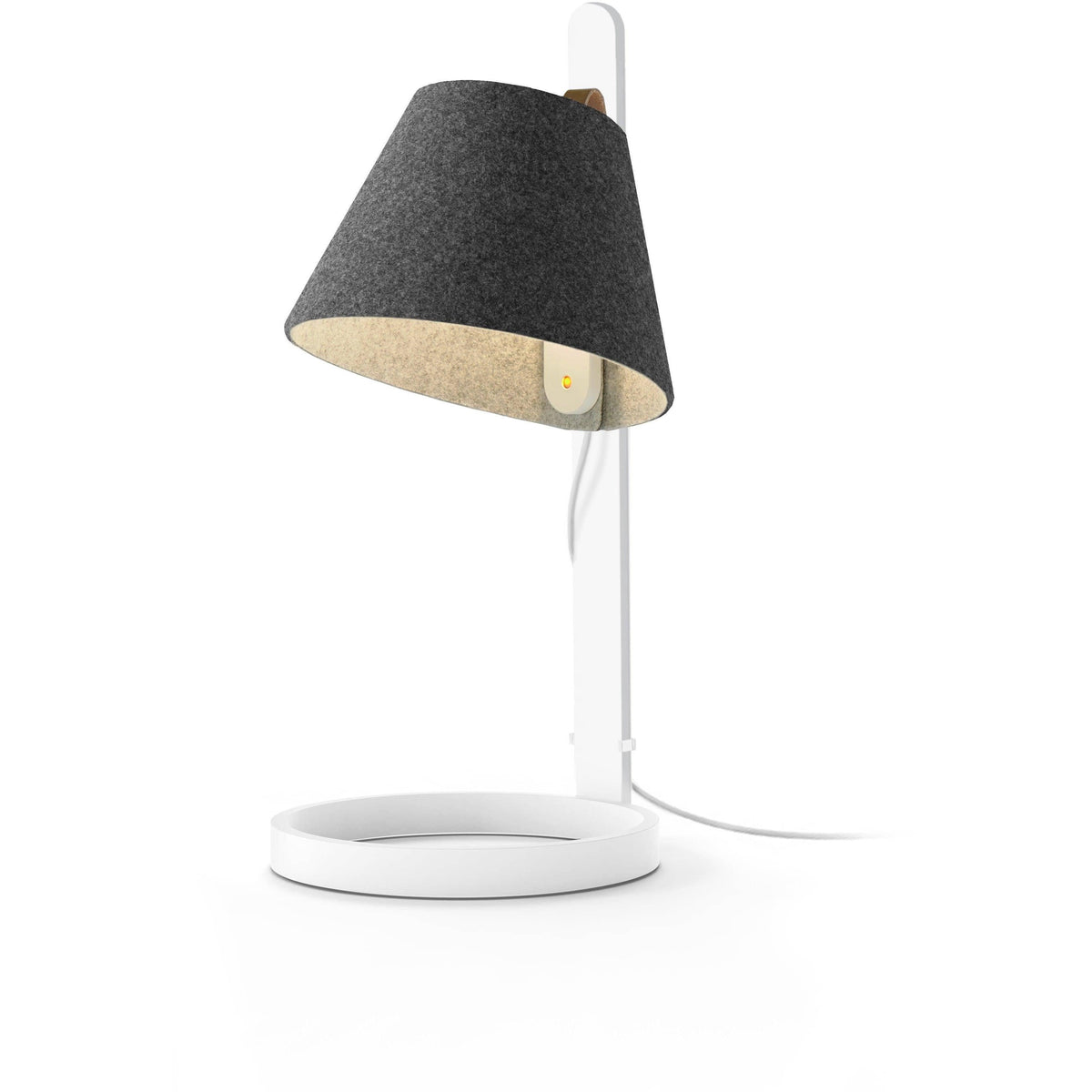 Pablo Designs - Lana Table Lamp - LANA MINI TBL CHR/GRY WHT | Montreal Lighting & Hardware