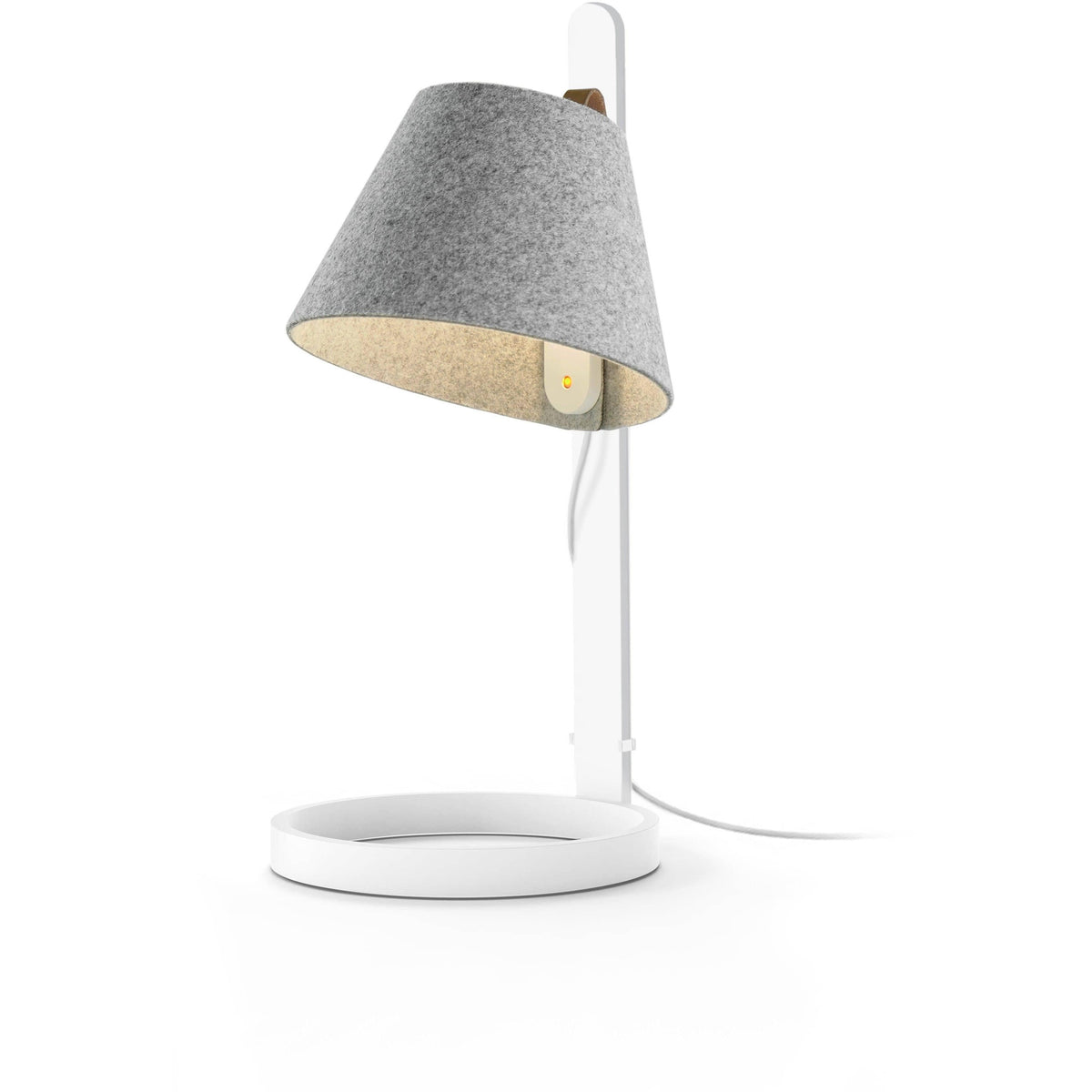 Pablo Designs - Lana Table Lamp - LANA MINI TBL STN/GRY WHT | Montreal Lighting & Hardware