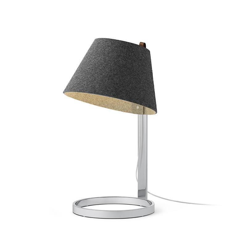 Pablo Designs - Lana Table Lamp - LANA SML TBL CHR/GRY CRM | Montreal Lighting & Hardware