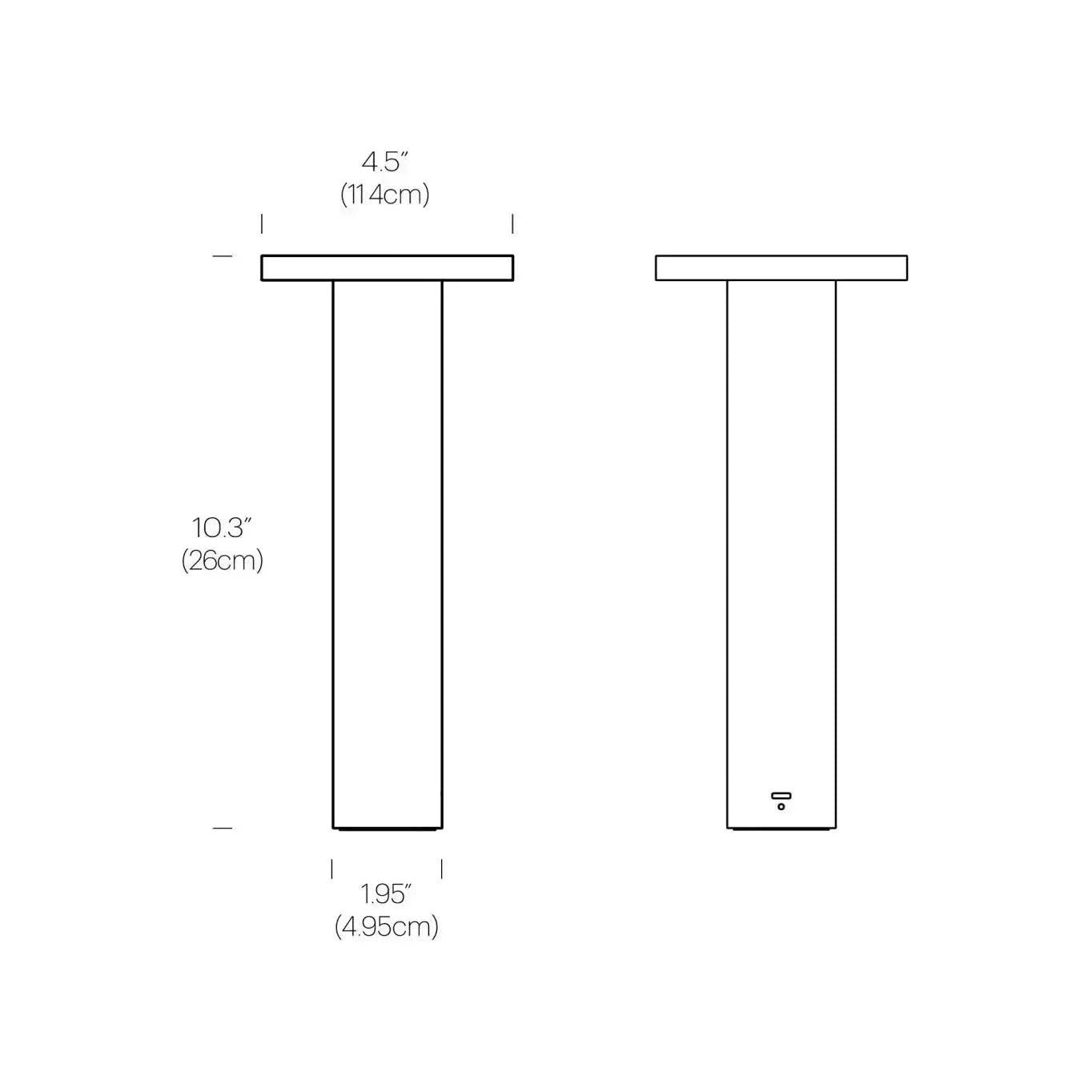 Pablo Designs - LUCI LED Table Lamp - LUCI TBL BLK | Montreal Lighting & Hardware