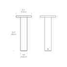 Pablo Designs - LUCI LED Table Lamp - LUCI TBL BLK | Montreal Lighting & Hardware
