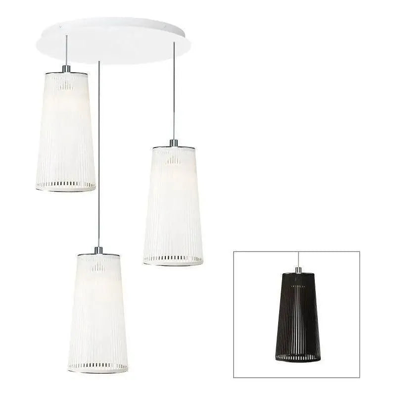 Pablo Designs - Solis Chandelier 3 - SOLI CHAN 24/3 BLK | Montreal Lighting & Hardware